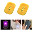 thumbnail image 1 of 1 /2 piezas brillante de punta de uñas Chip brillante Etiqueta de uñas manicura led lámpara Flash decoración de s - Luz púrpura, 1 of 8