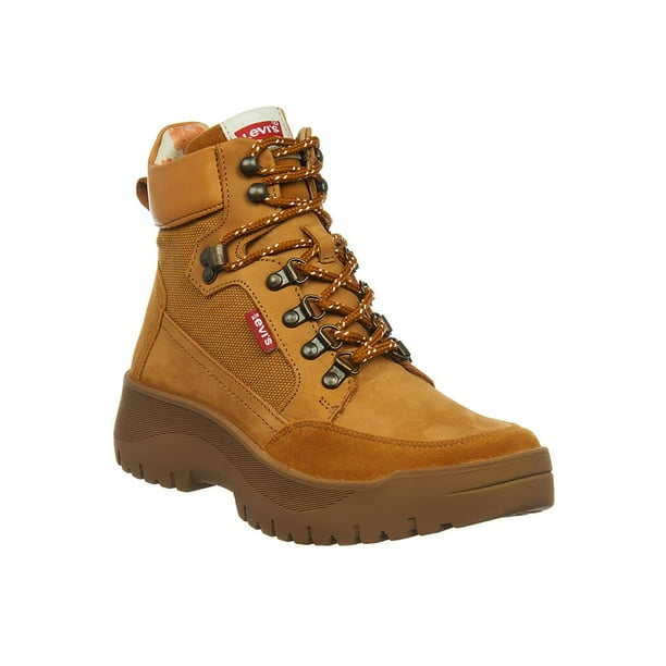 Botas Levi s Mujer Urbana Camping Nobuck Miel Plataforma amarillo 26 Levis 064D1L Walmart en linea