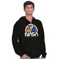 thumbnail image 5 of NASA Vintage Retro Space Shuttle Zip Up Hoodie Men's Women's Brisco Brands S, 5 of 6