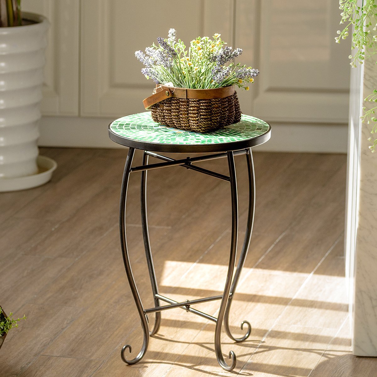 Accent Table Coffee Tables Decor Accent Side End Tables Plant Stand Chair for Bedroom, Living Room, Home Office and Patio - image 1 of 11