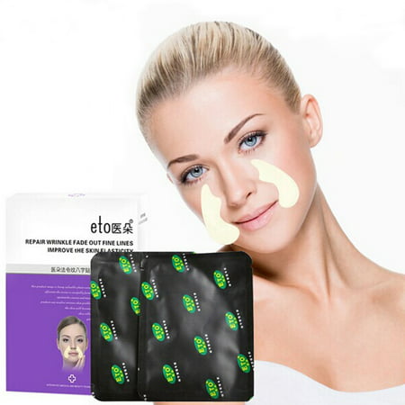 Facial Wrinkle Flattening Patches - Reduce and Prevent Fine Lines Around Mouth (Anti-Wrinkle Patches/Face