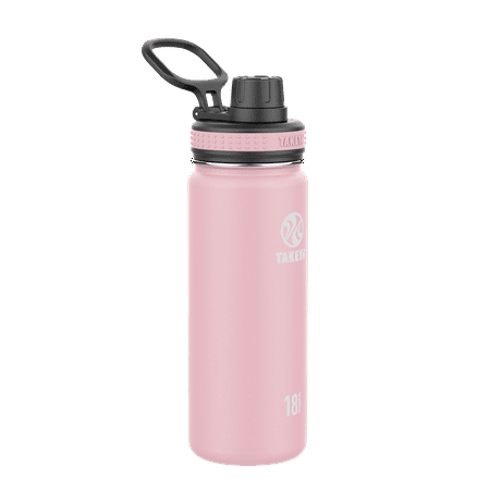 

Takeya Originals Spout Water Bottle Stainless Steel Vacuum insulated 18 oz Blush