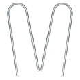 thumbnail image 4 of Ground Plug 4Pcs U Shaped Floor Stitching With Cloth For Gardening Silver, 4 of 6