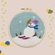 thumbnail image 4 of Kits de aguja perforadora, bastidor de bordado de hilo suave con herramientas básicas, manualidades de costura DIY Monigote de nieve, 4 of 8