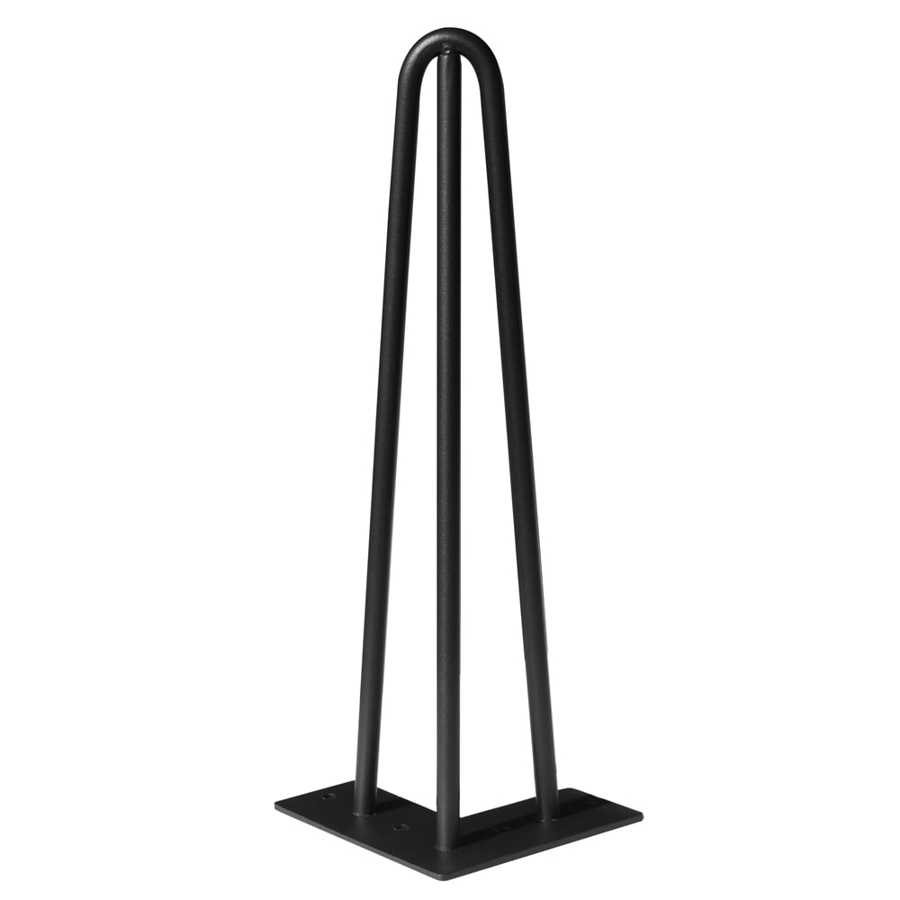 Ubesgoo 4pcs 14 28 3 Rod Heavy Duty Hairpin Table Legs Furniture Coffee Desk Metal Mid Century Modern Style Industrial