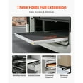 thumbnail image 4 of KFFKFF Pair of Drawer Slides, Adjustable Length from 16 to 60 inches, 250 lbs Load Capacity, Secure Lock Feature, Ball Bearing Side Mount Slide Guide, 4 of 9