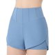 thumbnail image 1 of Gibobby Pantalones De Casuales Para Mujer Pantalones cortos de entrenamiento para mujer, de doble capa, para correr, gimnasio, yoga, atléticos, informales, de verano(Azul, L), 1 of 4