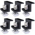 thumbnail image 1 of Solar Mounting Clamps with Clear Mill Finish, High Frequency Insulation Ensures Safe and Reliable Solar Panel Mounting, 1 of 5
