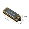 thumbnail image 3 of NAOMI Harmonica Collier Mini Harmonica Musical de Clé C 4 Trous 8 Tons Instrument de Musique pour Enfants Débutants 1PCS, 3 of 7