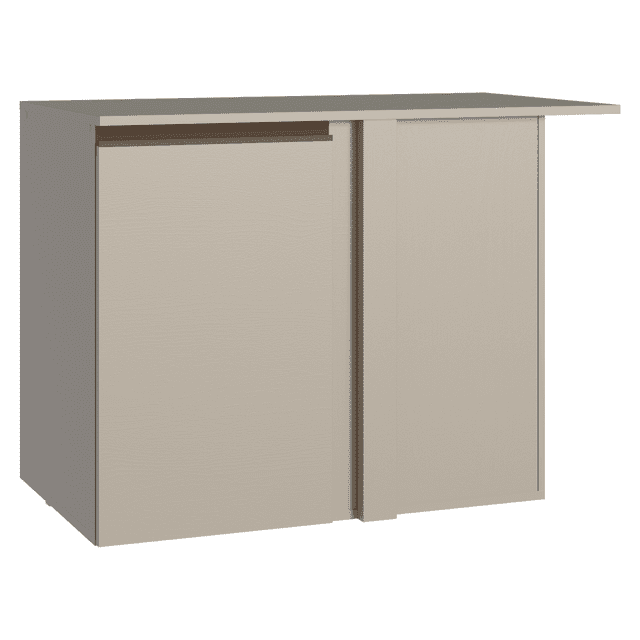 Mueble De Cocina Esquinero Madesa Nice 1 Puerta Crema 01