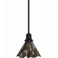 thumbnail image 6 of Meyda Lighting 8'W Jadestone Delta Mini Pendant, Solar Black Powdercoat - 145877, 6 of 7