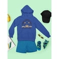 thumbnail image 3 of Emoji Country Club - Bear Emoji Members Graphic Youth's Hoodie, 3 of 4