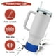 thumbnail image 4 of Uxcell Funda de Botella de Agua de Silicona [1PCS] - Funda Protectora Antideslizante para Proteger Botellas de Agua de Rasguños - [Azul - 2.95 IN], 4 of 7