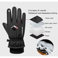 thumbnail image 4 of Winter Thermal Gloves For Men, Waterproof Coldproof Ski Gloves Touchscreen Snow Gift, 4 of 5