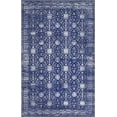 thumbnail image 3 of Unique Loom Timeless Collection Area Rug - Florence (8' 4" x 12' Rectangle Navy Blue/Ivory), 3 of 6