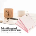 thumbnail image 2 of 3PCS A7 Loose-Leaf Refill Papers Colorful Notebook Replacement Core Papers Colorful Papers for School Store Office, 2 of 4