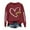 Wine, variant on ZSQDM Cute Hoodies for Women Women's Oversized Sweaters 2026 Long Sleeve Knit Casual Pullover Sweater Fall Outfits Clothes Oversized Sweater Women Blending Sweatshirt