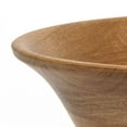 thumbnail image 3 of Lipper Oak Finished 14 Inch Diameter Kitchen Home Flared Top Wooden Serving Bowl, 3 of 4