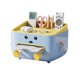 thumbnail image 1 of Bonita funda para caja de pañuelos, soporte para caja de pañuelos con patas y soporte para teléfono, dispensador de pañuelos multifuncional con compartimentos para organizar el escritorio en casa., 1 of 8