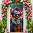 thumbnail image 4 of Colorful Clown Face Banner Carnival Theme Halloween Decoration for Party Fun Celebration Event, 4 of 9