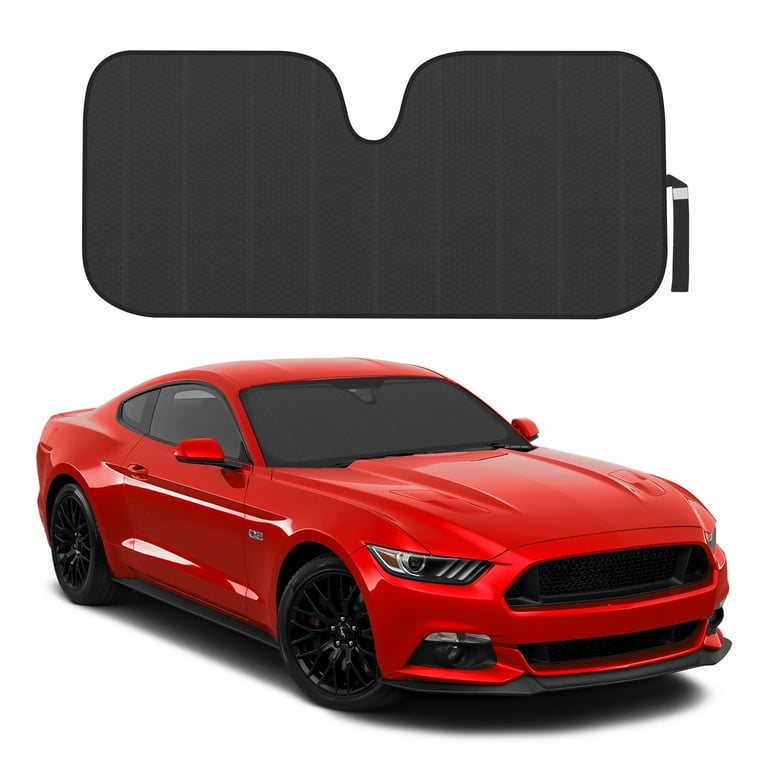 Motor trend front windshield sunshade for car accordion folding auto shade discount