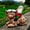 B, variant on 9.13in Solar Garden Gnome Riding Highland Cow Statue Outdoor Yard Decor, Farmhouse Solar Lighted Gnome Figurine Patio Lawn Garden Decoration