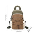 thumbnail image 3 of Small Hiking Backpack for Men Women,Waterproof Lightweight Hiking Casual Daypack,Multi-Way Carry Structure for Cycling,Walking,Outdoor Camping,Brown, 3 of 7