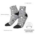 thumbnail image 6 of Fuzoiu Cute Dog And Flowers Print Adult Socks, Crew Moisture-wicking Socks, Unisex Cushion Crew Socks,Casual Sports Ankle Socks, 6 of 7