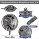 thumbnail image 2 of 2025 6 Pieces 22 Inch Marble Balloons Black And White Balloons Agate Balloons Self Sealing Black Foil Marble Balloons Mylar Balloons Decoration For Bi, 2 of 5