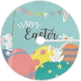 thumbnail image 1 of FMSHPON Easter Tree Skirt Colorful Eggs Bunny Xmas Christmas Tree Skirt Stand Mat for Holiday Party Decoration Indoor Outdoor 36 inches, 1 of 6