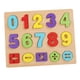 thumbnail image 3 of Alfabeto Número Jigsaw Juego de correspondencias Aprendizaje Aprendizaje Alfabeto Número Habilidades básicas ños de 2 a 4 años M 0-9 Número Sunnimix rompecabezas de madera, 3 of 8