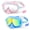 Pink & Blue, variant on Vvinca Swim Goggles with Nose Cover, 2 Pack Wide View Diving Mask Anti-Fog UV No Leak Toddlers Swimming Goggles for Kids 3-14