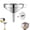 1 pcs 11cm, variant on 304 Stainless Steel Funnel with Filter Mesh - Kitchen Food Grade Metal Funnel, Stainless Steel Filter Funnels, Durable Stainless Steel Funnels for Oil, Alcohol, Jam & Spice Filling (1 pcs 11cm)