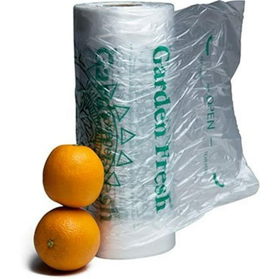 International Plastics FOP1117-5 11 x 17 in. 5-A-Day Clear Produce Bag on Roll - Case of 3200
