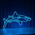 thumbnail image 3 of Glowneon Shark Neon Sign Custom Led Neon, Shark Sea Art Light Decor, 3 of 4