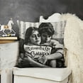 thumbnail image 2 of YINGXI  Cousin Gifts Pillow Covers, Cousin Gifts for Women Men, Cousin Gifts from Cousin, Gifts for Cousins Female Male, Being My Cousin is Really The Only Gift You Need 22x22in, 2 of 5