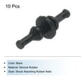 thumbnail image 3 of Uxcell 10PCS Tornillo de Goma Amortiguador para Ventilador, Tornillos de Refrigeración de Hardware de Computadora de Silicona para PC, Negro, 3 of 5