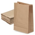 thumbnail image 1 of Grocery/Lunch Bag, Kraft Paper Multipurpose Use, Brown Paper Bags for Shopping, Storage, Small Trash Cans and More 50 Count, 1 of 6