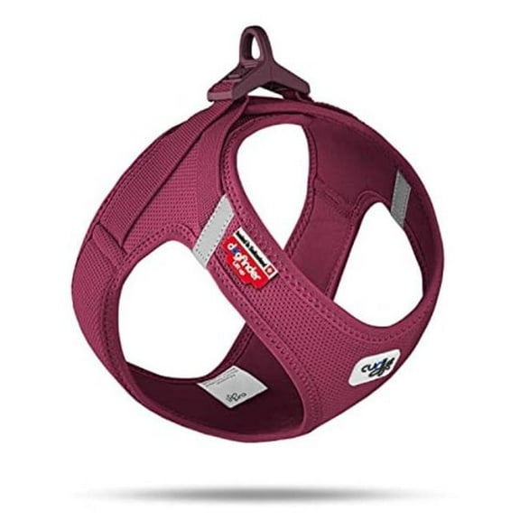 Curli AG 640100 Clasp Vest Air-Mesh Dog Harness, Ruby - 2XS