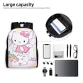 thumbnail image 6 of Hello Kitty Backpack, Travel Laptop Backpack, Water Resistant College School Computer Bag, Durable Daypack, Fit 16 Inch Notebook, 6 of 8