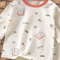 thumbnail image 5 of NOLDARES Toddler Baby Girl Clothes Toddler Outfit Cute Graphic Sweatshirt Tops + Pants Set Fall Winter Clothing for Girls(Light Gray,18-24 M), 5 of 6