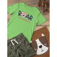 thumbnail image 3 of Smartprints Toddlers Graphic Tee - Roar Little Brave Tiger - Regular Fit 100% Cotton, 3 of 4