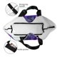 thumbnail image 4 of Disketp Purple Pattern White Tiger Bolsa Tote Estampada para Mujer, Bolso de Hombro y de Mano para Compras y Viajes, 4 of 8