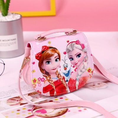 Disney Frozen 2 Elsa Anna princesa juguetes para ninos bolso de hombro ninas bolsos de mano multifuncional PU bolso de cuero regalo de cumpleanos zhangyuxiang unisex Bodega Aurrera en linea