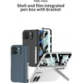 thumbnail image 3 of for Google Pixel 9 Pro Fold Case with Hinge Protection & Built-in Screen Protection Hard PC Ultra-Thin Slim Protective Scratch Resistant Non-Slip Shockproof Case, Silver, 3 of 8