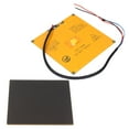 thumbnail image 1 of Cama caliente para impresora 3D con placa de vidrio y sustrato de aluminio, espesor de 1,5 mm, 220 mm, 12 V, 1 of 12