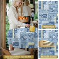 thumbnail image 5 of Pioneer Flower Floral Print Pattern Round Tablecloth 60 X 60 Inch, Wrinkle Resistant Wipeable Table Cloth for Kitchen Dining Picnic Patio Party, 5 of 6