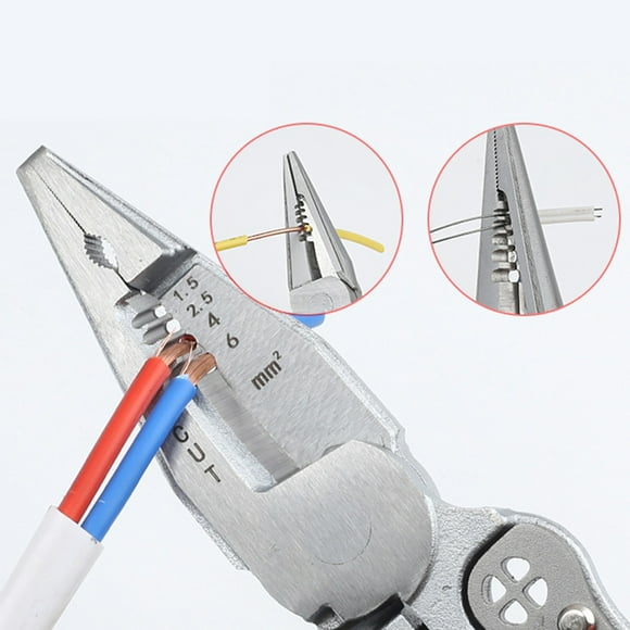 Wire Stripper Twister With Electricity Measurement Wire Stripper Twister For Cutting And Pulling Wires Voltage Tester Pliers Scissors For Scraping And Pressing Wires With Bag 디월트 Drill 20v Cordless