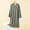 Dark Gray, variant on Women’s Long Sleeve Nightgown Crew Neck Pullover Nightshirt Soft Comfortable Loose Sleep Dress