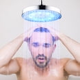 thumbnail image 3 of Mistaha Automatic 8 L-EDs 7 Colors Changing Light Shower H-ead Round Circle Design Bath Sprinkler for Bathroom Washroom Portable, 3 of 8